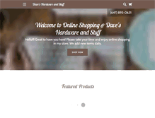 Tablet Screenshot of daveshardwareandstuff.com